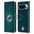 NFL Miami Dolphins Artwork LED Leather Book Wallet Case Cover For Google Pixel 9 / Pixel 9 Pro