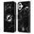 NFL Miami Dolphins Artwork Marble Leather Book Wallet Case Cover For Apple iPhone 16 Plus