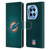 NFL Miami Dolphins Artwork LED Leather Book Wallet Case Cover For OnePlus 12R