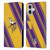 NFL Minnesota Vikings Artwork Stripes Leather Book Wallet Case Cover For Apple iPhone 16