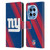 NFL New York Giants Artwork Stripes Leather Book Wallet Case Cover For OnePlus 12R