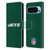 NFL New York Jets Logo Distressed Look Leather Book Wallet Case Cover For Google Pixel 9 / Pixel 9 Pro