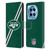 NFL New York Jets Logo Stripes Leather Book Wallet Case Cover For OnePlus 12R