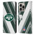 NFL New York Jets Artwork Stripes Leather Book Wallet Case Cover For Apple iPhone 16 Pro