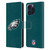 NFL Philadelphia Eagles Logo Plain Leather Book Wallet Case Cover For Apple iPhone 16 Pro Max
