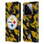 NFL Pittsburgh Steelers Logo Camou Leather Book Wallet Case Cover For Xiaomi 14