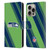 NFL Seattle Seahawks Artwork Stripes Leather Book Wallet Case Cover For Apple iPhone 16 Pro