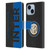 Fc Internazionale Milano Graphics Half Leather Book Wallet Case Cover For Apple iPhone 14 Plus