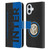 Fc Internazionale Milano Graphics Half Leather Book Wallet Case Cover For Apple iPhone 16 Plus