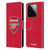 Arsenal FC Crest 2 Full Colour Red Leather Book Wallet Case Cover For Xiaomi 14