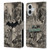 Batman DC Comics Hush Logo Collage Distressed Leather Book Wallet Case Cover For Apple iPhone 16