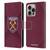 West Ham United FC Crest Gradient Leather Book Wallet Case Cover For Apple iPhone 16 Pro