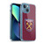 West Ham United FC Crest Full Colour Soft Gel Case for Apple iPhone 13 Mini