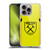 West Ham United FC 2023/24 Crest Kit Away Goalkeeper Soft Gel Case for Apple iPhone 16 Pro Max