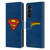 Superman DC Comics Logos Distressed Leather Book Wallet Case Cover For Samsung Galaxy A35 5G