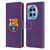 FC Barcelona Crest Patterns Glitch Leather Book Wallet Case Cover For OnePlus 12R
