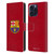 FC Barcelona Crest Red Leather Book Wallet Case Cover For Apple iPhone 16 Pro Max