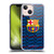 FC Barcelona Crest Patterns Barca Soft Gel Case for Apple iPhone 13 Mini