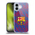 FC Barcelona Crest Patterns Glitch Soft Gel Case for Apple iPhone 16