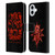 Slipknot We Are Not Your Kind Red Patch Leather Book Wallet Case Cover For Apple iPhone 16 Plus