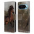 Simone Gatterwe Horses Brown Leather Book Wallet Case Cover For Google Pixel 9 / Pixel 9 Pro