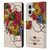 Frida Kahlo Red Florals Vine Leather Book Wallet Case Cover For Apple iPhone 16