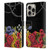 Frida Kahlo Red Florals Efflorescence Leather Book Wallet Case Cover For Apple iPhone 16 Pro
