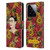 Frida Kahlo Red Florals Portrait Pattern Leather Book Wallet Case Cover For Xiaomi 14