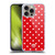 Animal Club International Patterns Polka Dots Red Soft Gel Case for Apple iPhone 16 Pro Max