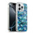Micklyn Le Feuvre Flora And Fauna Patchwork Manta Rays in Blue Soft Gel Case for Apple iPhone 16 Pro & MagSafe
