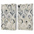 Micklyn Le Feuvre Marble Patterns Monochrome Art Deco Tiles Leather Book Wallet Case Cover For Apple iPad Pro 13 M4 2024