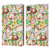 Micklyn Le Feuvre Patterns 2 Guinea Pigs And Daisies In Watercolour On Tan Leather Book Wallet Case Cover For Apple iPad Pro 11 M4 2024