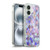 Micklyn Le Feuvre Moroccan Decorative Purple Soft Gel Case for Apple iPhone 16 Plus & MagSafe
