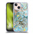 Ninola Abstract 3 Blue Mineral Agates Soft Gel Case for Apple iPhone 13 Mini