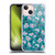 Ninola Floral Patterns Little Dark Turquoise Soft Gel Case for Apple iPhone 13 Mini