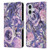 Ninola Lilac Floral Pastel Peony Roses Leather Book Wallet Case Cover For Apple iPhone 16