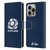Scotland Rugby Graphics Pattern Leather Book Wallet Case Cover For Apple iPhone 16 Pro
