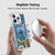 Harry Potter Deathly Hallows XIII Ravenclaw Pattern Soft Gel Case for Apple iPhone 16 Pro & MagSafe