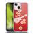 The Monkees Graphics Pattern In Red Soft Gel Case for Apple iPhone 13 Mini