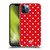 Animal Club International Patterns Polka Dots Red Soft Gel Case for Apple iPhone 12 / iPhone 12 Pro