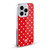 Animal Club International Patterns Polka Dots Red Soft Gel Case for Apple iPhone 14 Pro