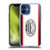 AC Milan 2024/25 Crest Kit Away Soft Gel Case for Apple iPhone 12 Mini & MagSafe