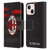 AC Milan 2017/18 Crest Kit Third Leather Book Wallet Case Cover For Apple iPhone 13 Mini