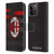 AC Milan 2017/18 Crest Kit Third Leather Book Wallet Case Cover For Apple iPhone 15 Pro Max