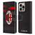 AC Milan 2017/18 Crest Kit Third Leather Book Wallet Case Cover For Apple iPhone 16 Pro