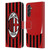 AC Milan 2024/25 Crest Kit Home Leather Book Wallet Case Cover For Samsung Galaxy A24 4G / M34 5G
