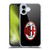 AC Milan Crest Full Colour Black Soft Gel Case for Apple iPhone 16 Plus & MagSafe