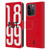 AC Milan Graphics Est. 1899 Leather Book Wallet Case Cover For Apple iPhone 15 Pro