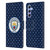 Manchester City Man City FC Patterns Dark Blue Leather Book Wallet Case Cover For Samsung Galaxy A34 5G