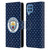 Manchester City Man City FC Patterns Dark Blue Leather Book Wallet Case Cover For Samsung Galaxy F22 (2021)